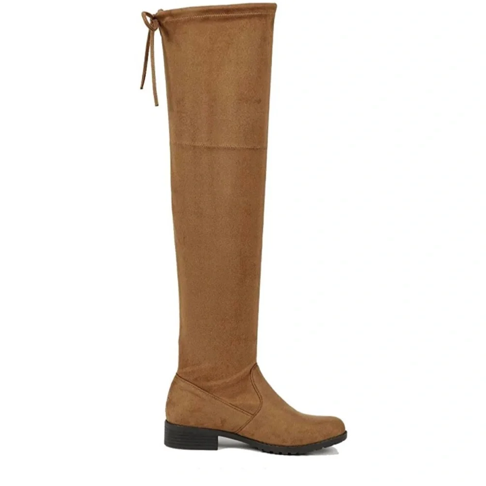Tan Over The Knee Boots